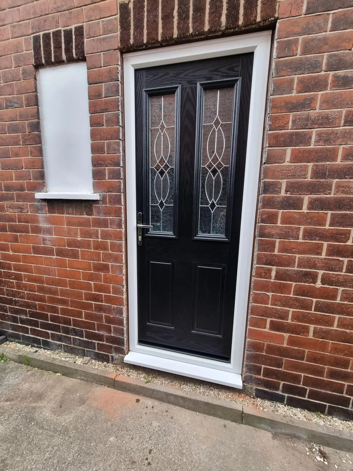 Black Glazed Door