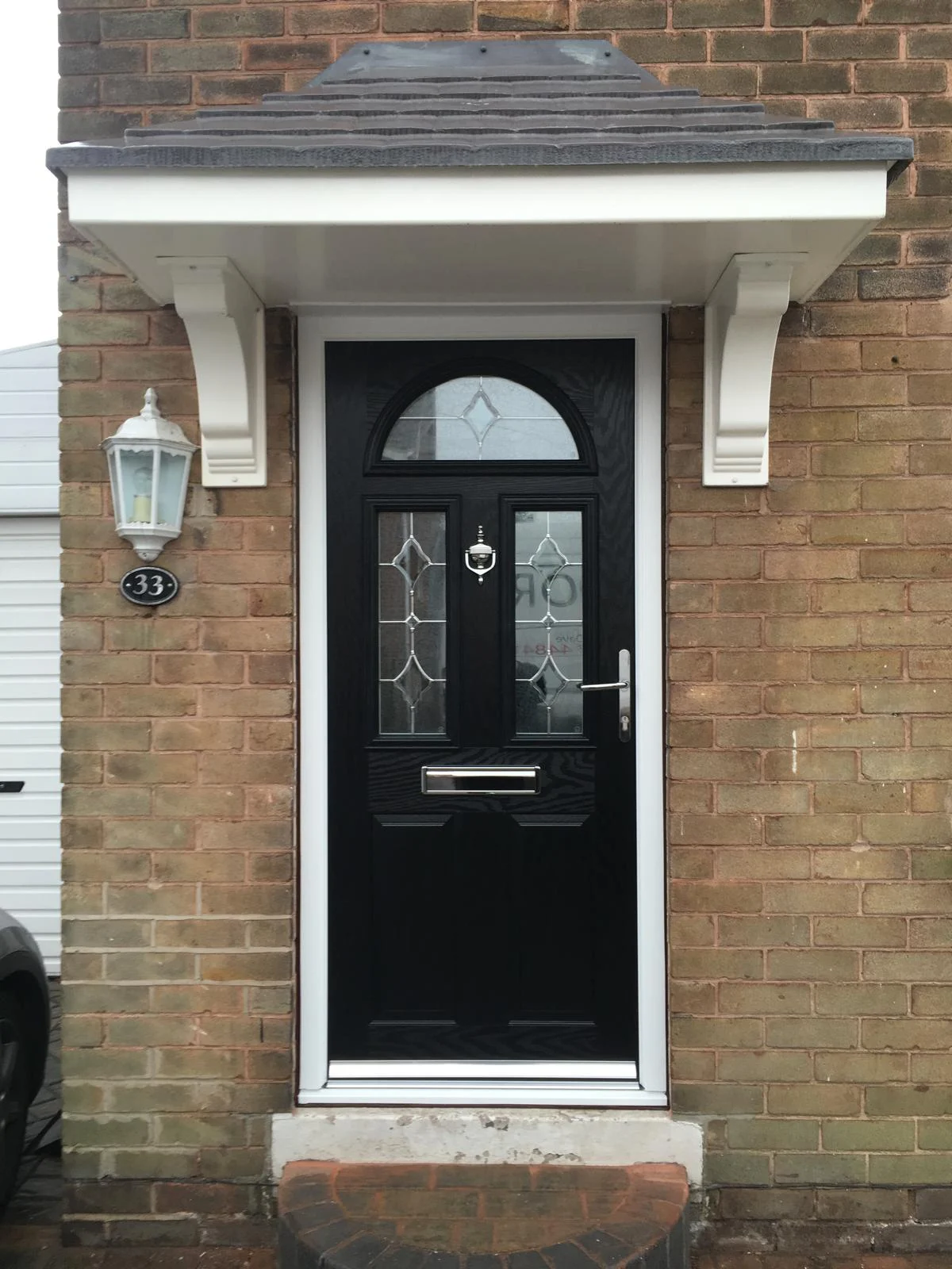 Black Traditional Composite Door